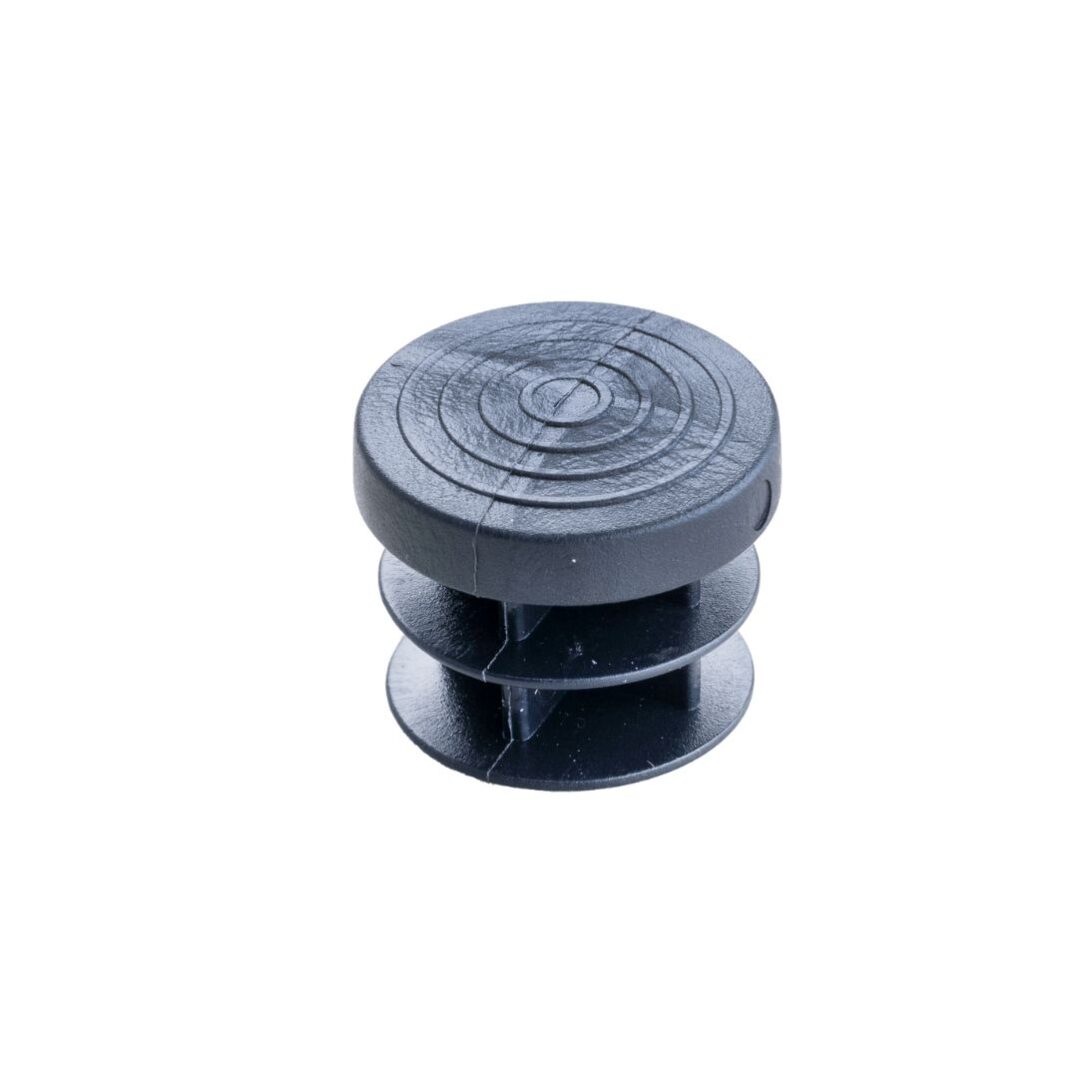 Copipilastro plastica nero tondo diametro 20